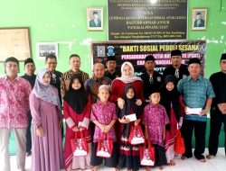 Bersama PSHT, Molen dan Monica Salurkan Bantuan Sosial Kepada Anak Yatim