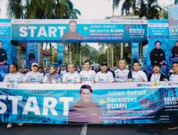 Molen Tempuh Jarak 3,2 Km Jalan Sehat Bersama Ribuan Warga Peringati 25 Tahun BUMN