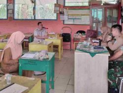 Hadiri Rapat RKAS SD 03 Kelapa, Begini Masukan Babinsa Koramil 431-03/Kelapa