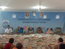 Molen Serahkan Bantuan Pangan Kepada 1.347 Warga Kecamatan Bukit Intan