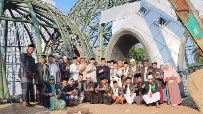 Usai Ikuti Gerbang Surga, Sekda Mie Go Bersama Ormas Islam Tinjau Progres Pembangunan Masjid Kubah Timah
